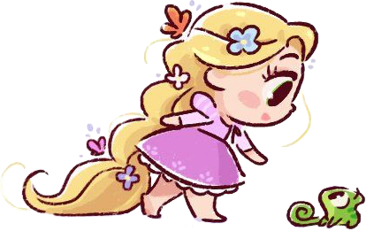 disney princess tangled rapunzel sticker by @pastelsunmi