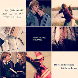 romione ron ronald hermione ronweasley freetoedit