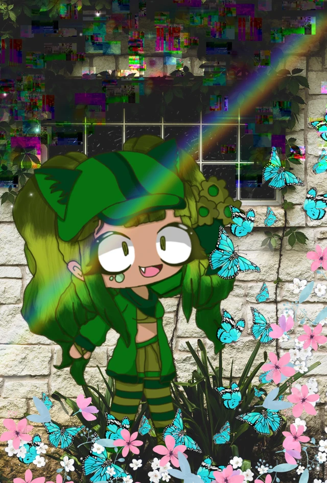 Zombie Wolf Green Image By Coolgachaedits Zombie Wolf Green Image By Coolgachaedits