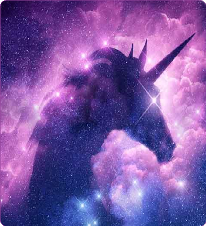 unicorn galaxy dreams freetoedit #unicorn sticker by @zazazn