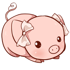 pig piggy pink cute baby freetoedit