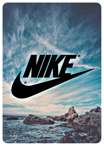 nike brand ocean wallpaper blue sticker by @inactive___