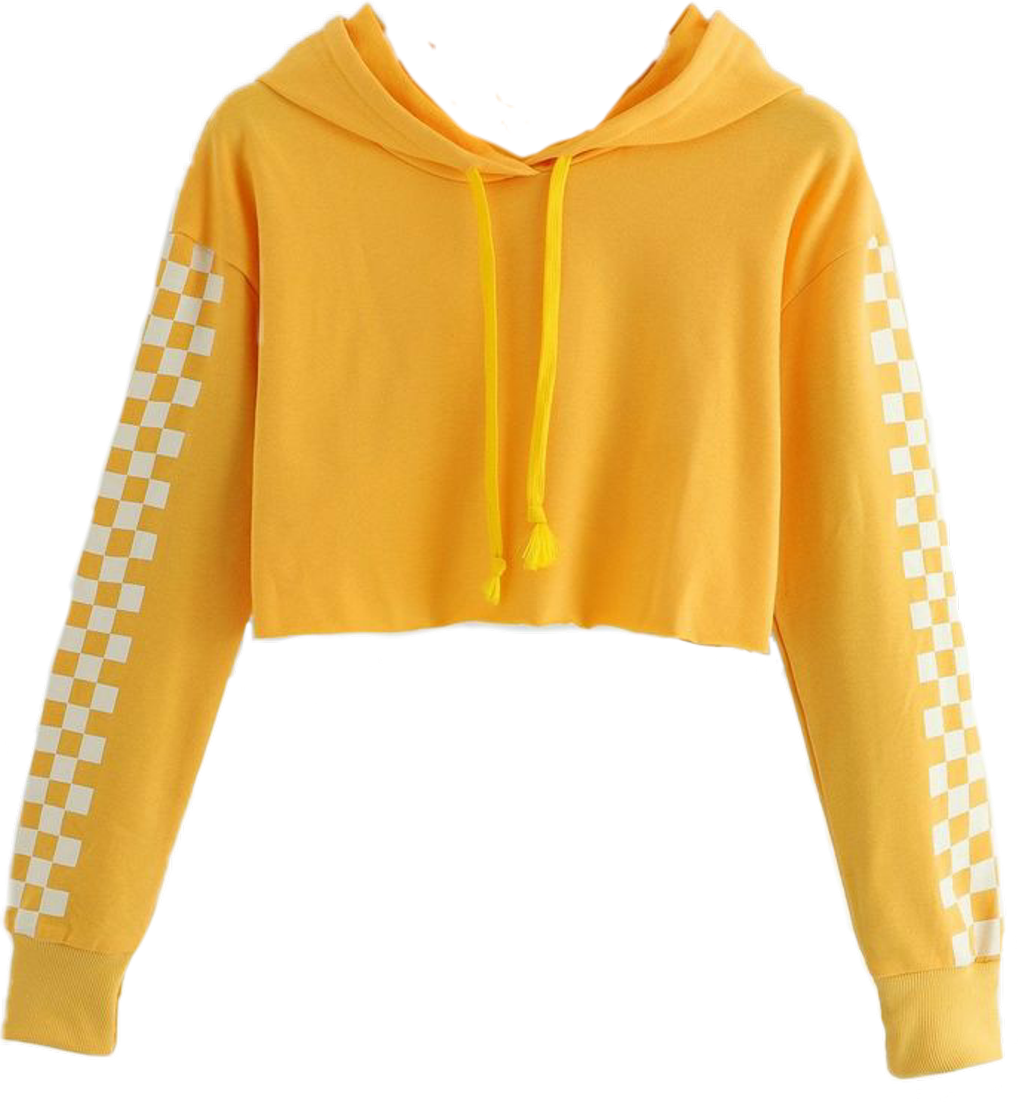 aesthetic yellow hoodie
