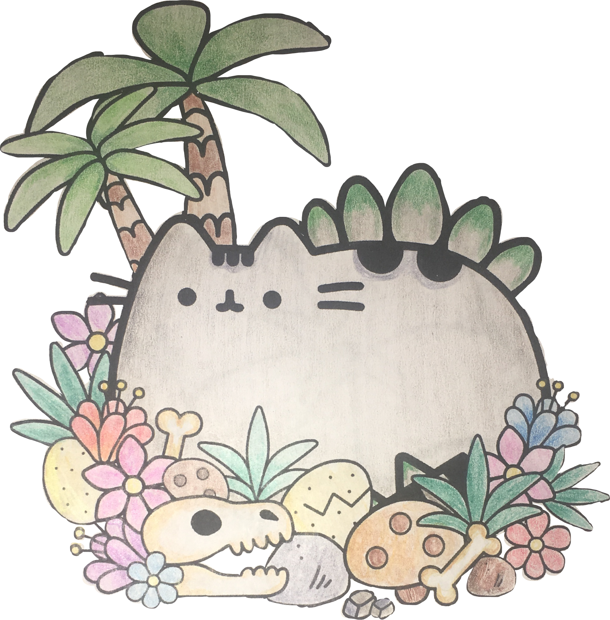 dino pusheen