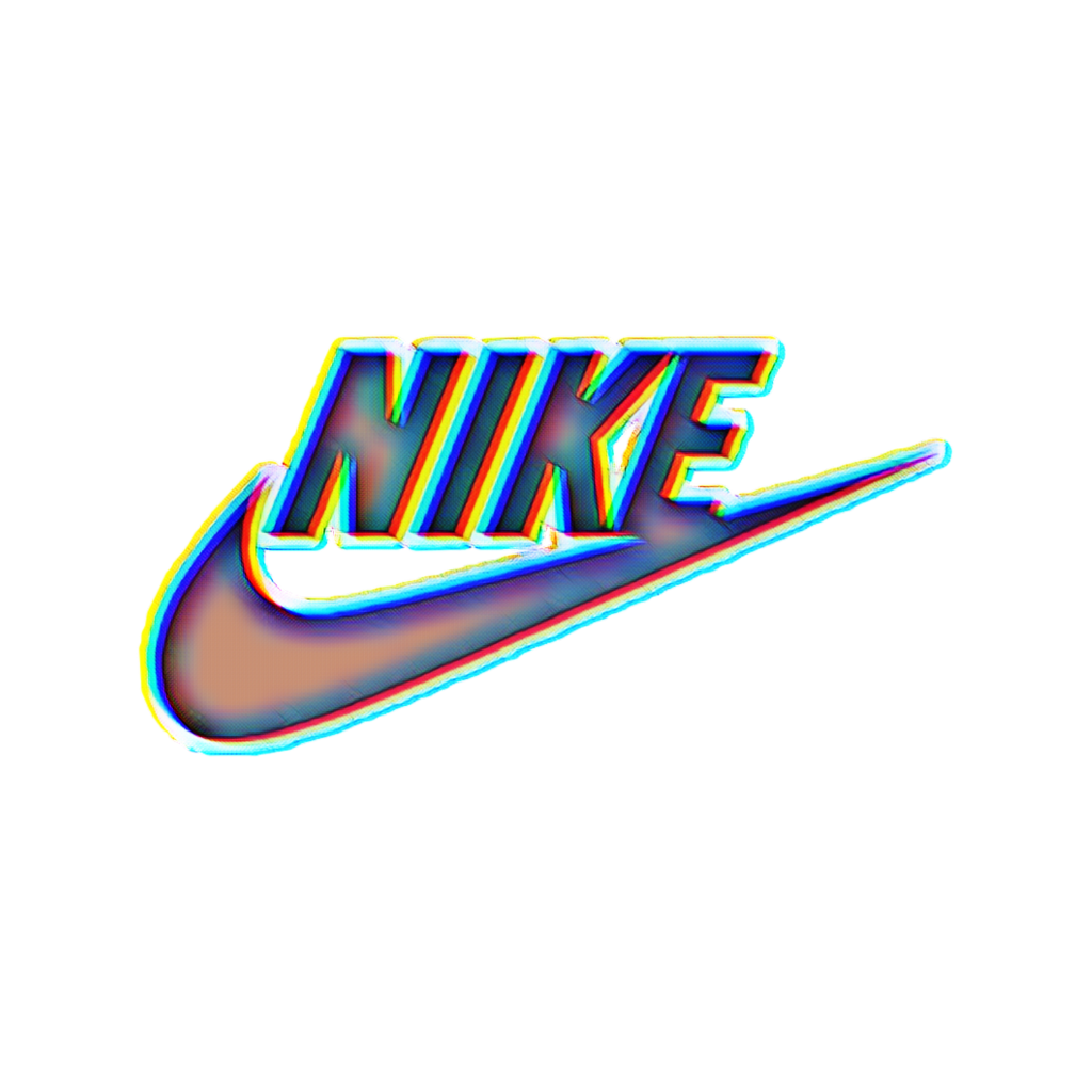 nike japan freetoedit Nike ~Glitché sticker by @jenaesthetix