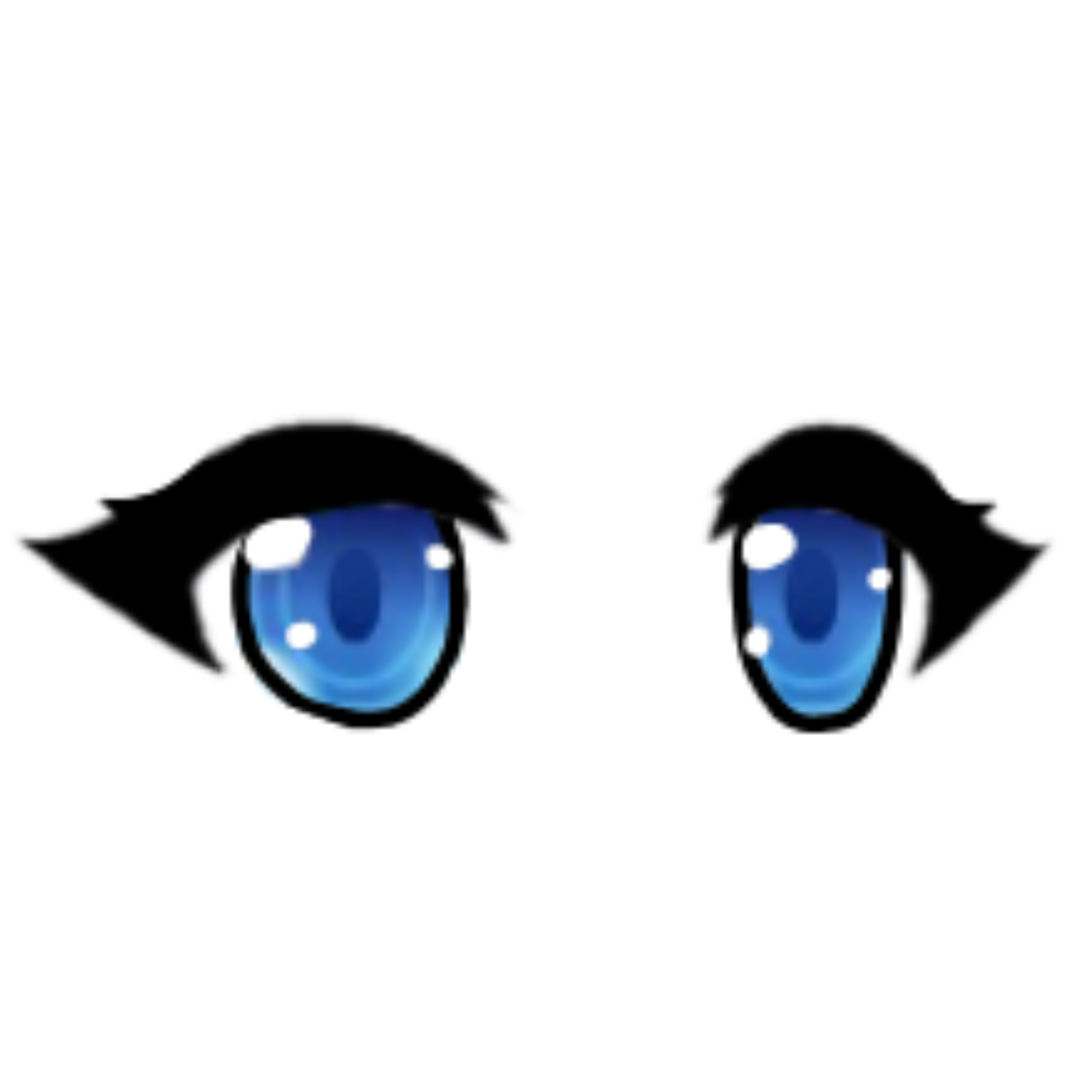 Gachalife Blueeyes Eyes Sticker By Cyber Devil