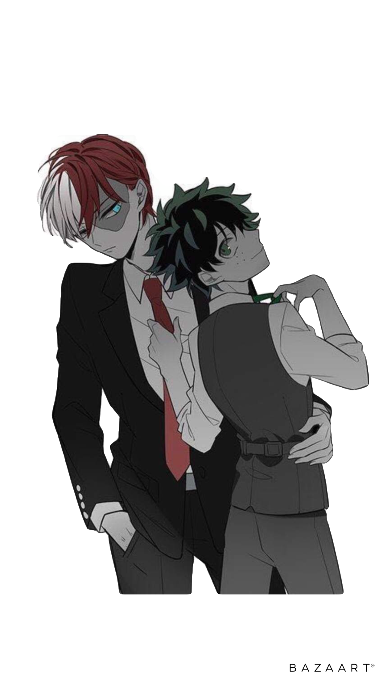 deku dekuxtodoroki todo todoroki izuku sticker by @slimefive 