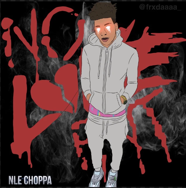 Choppa Nle Fanart Rapper Cartoon Image By Frida