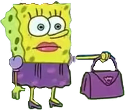  Spongebob purse meme  freetoedit 