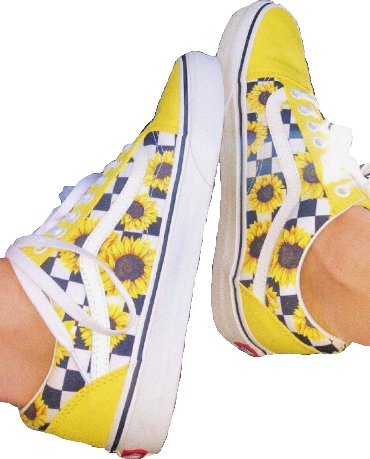 yellow platform vans womens