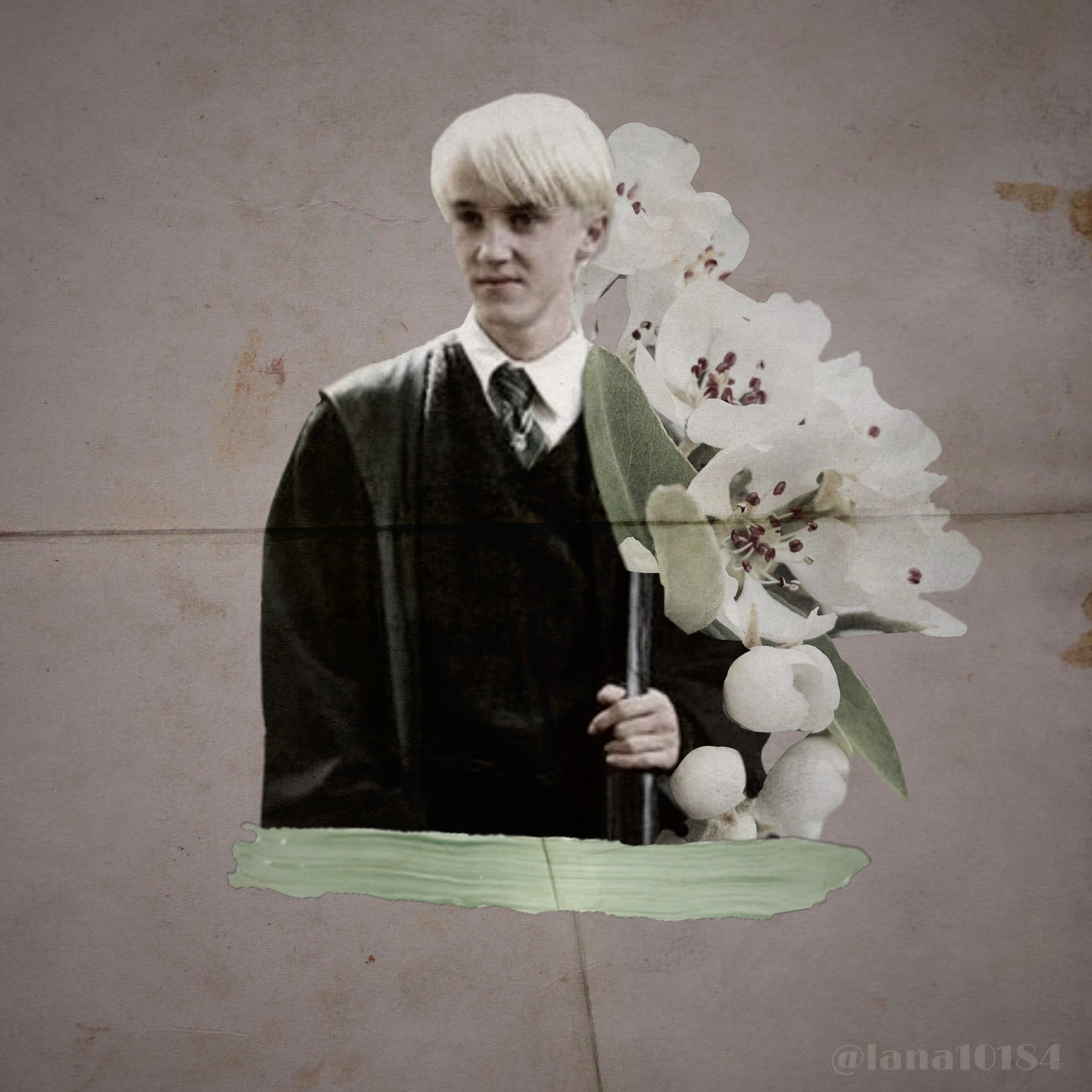 This visual is about draco malfoy dracomalfoy slytherin slytherinhouse free...