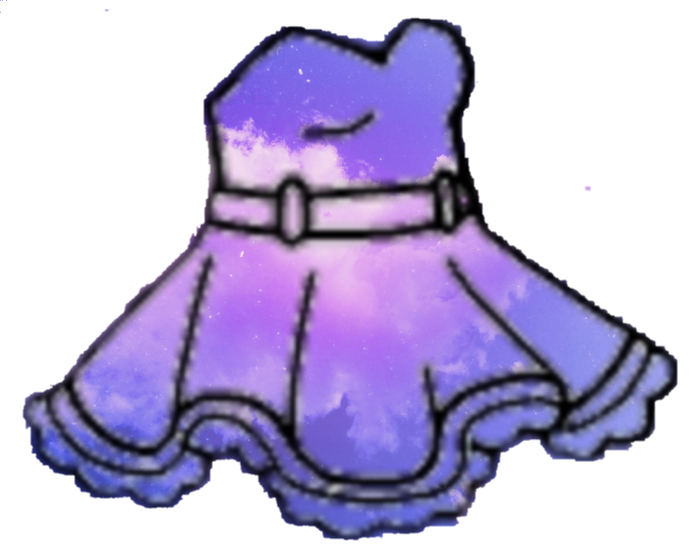 vestidos #gacha #life #purpura - Vestidos De Gacha Life, HD Png Download ,  Transparent Png Image - PNGitem