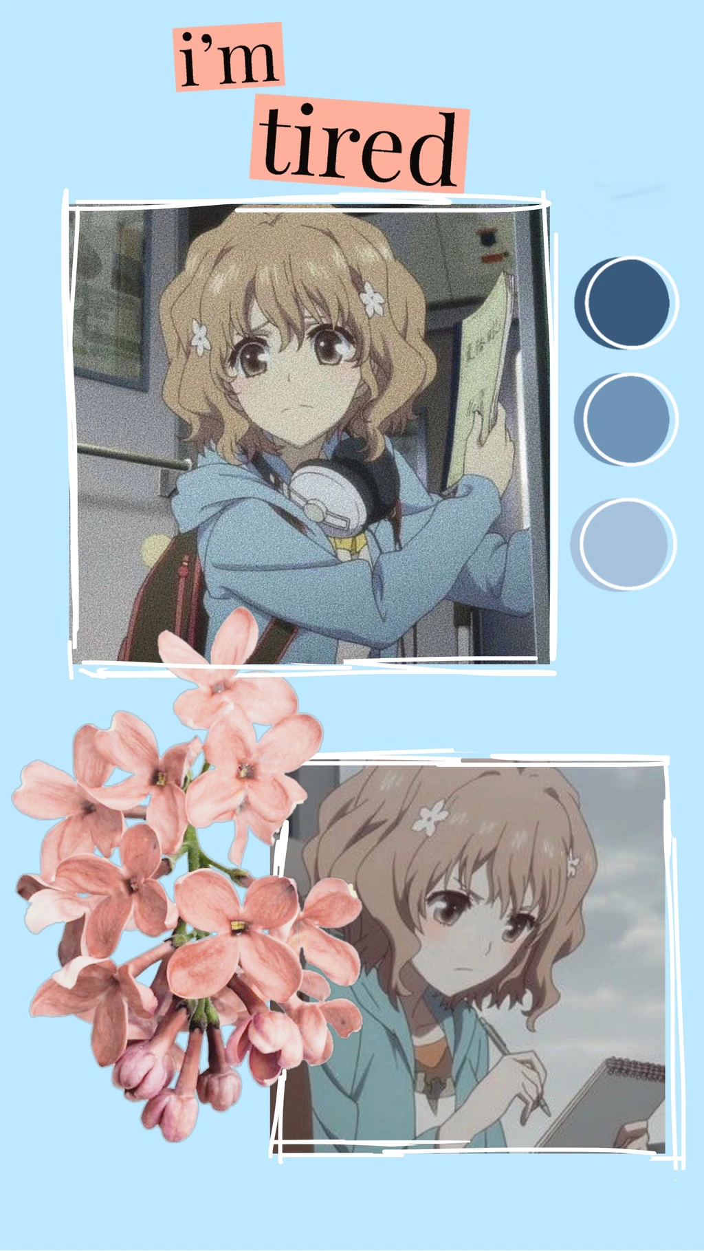 Freetoedit Aesthetic Wallpaper Blue Pink Anime Freetoedit Aesthetic Wallpaper Blue Pink Anime