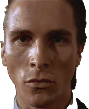 patrickbateman freetoedit Patrick sticker by @iluvnemesis