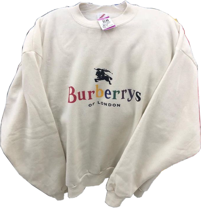 burberry sweatshirt vintage