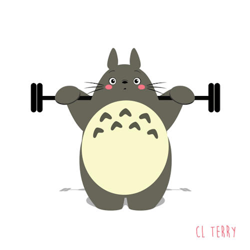 totoro - GIF by 🔥⚡️Lilou⚡️🔥