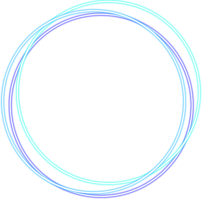 blue cercle border light neon bleu bordure...