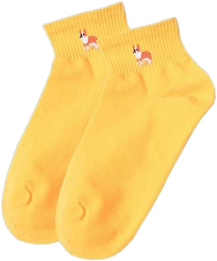 socks yellow aesthetic cute sticker by @violetisforgotten