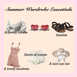 summer summertime clothes clothings outfits