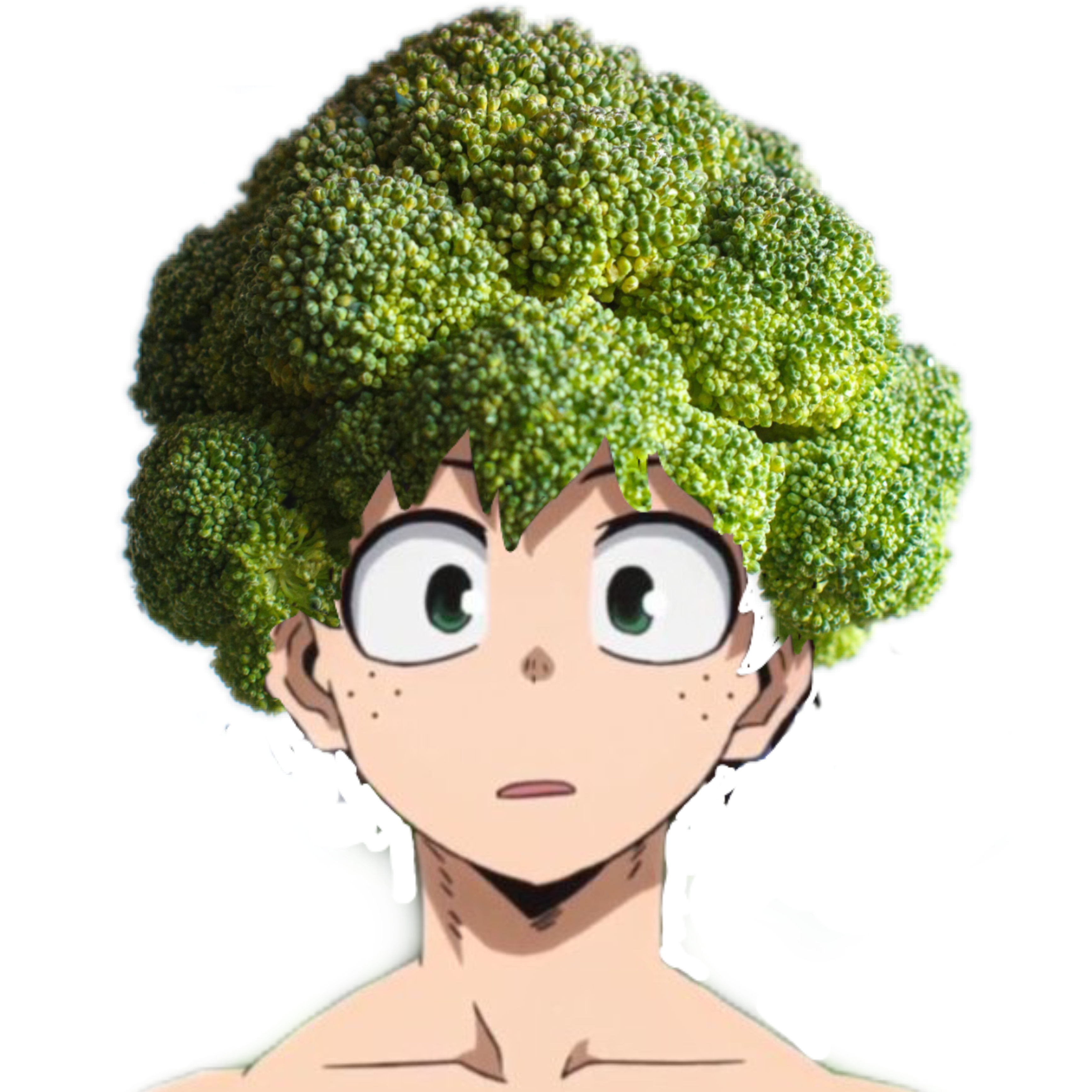 This visual is about scbroccoli broccoli myheroacademia deku freetoedit #my...