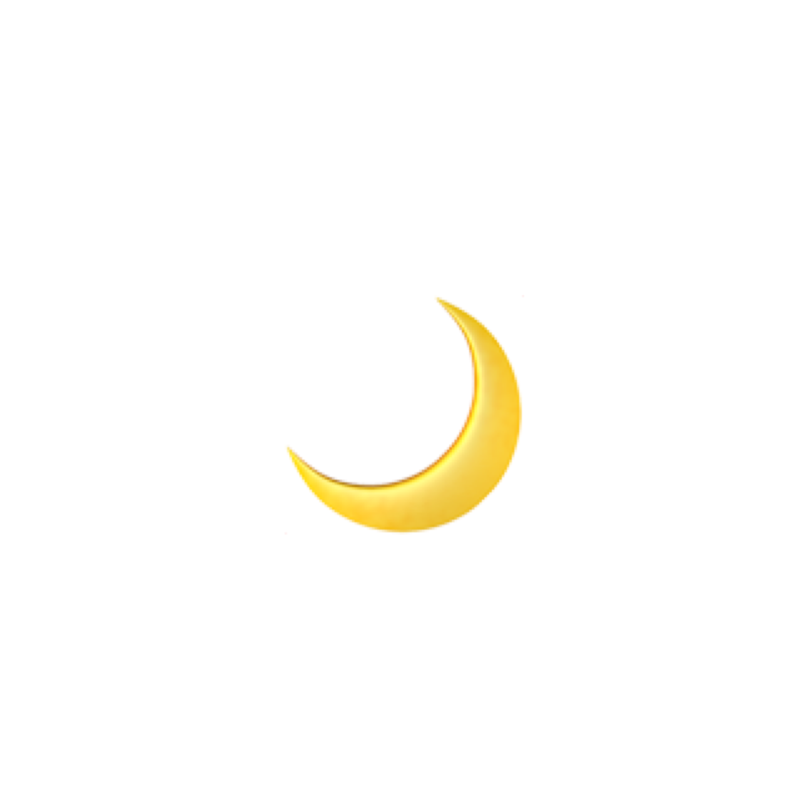 Moon Yellow Yellowmoon Iphone Sticker By Norak 2642