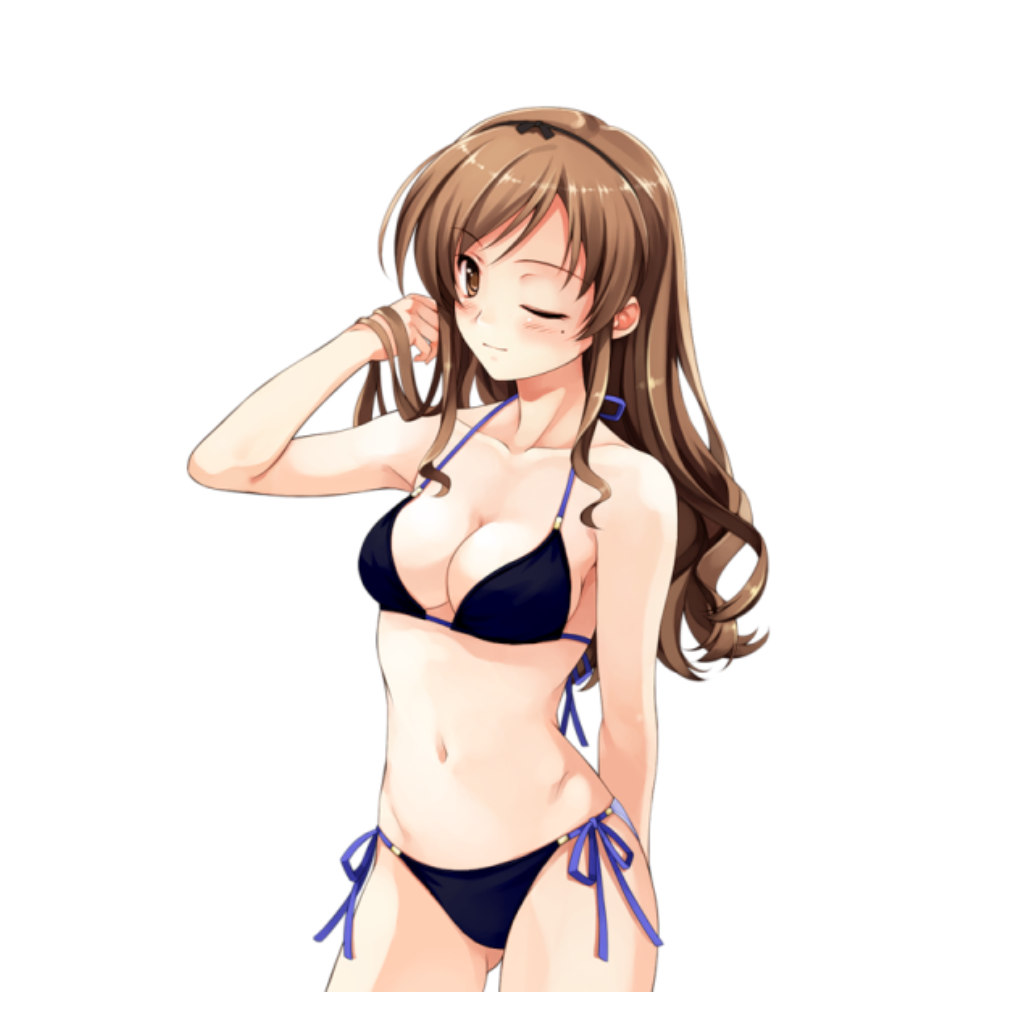 animetyan animegirl anime swimsuit sticker by @teakimi.