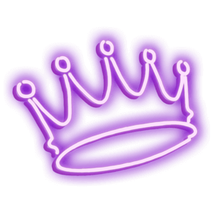 Download Neon King Crown Png Png Gif Base Images