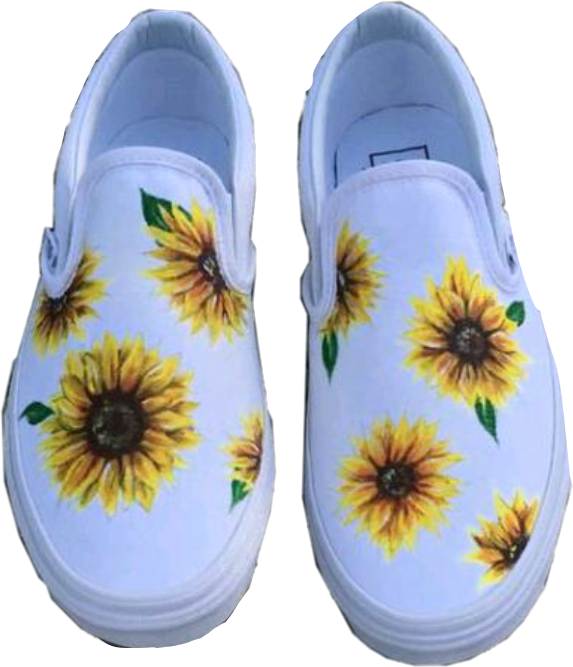 sunflower vans whiteshoes Sticker by 