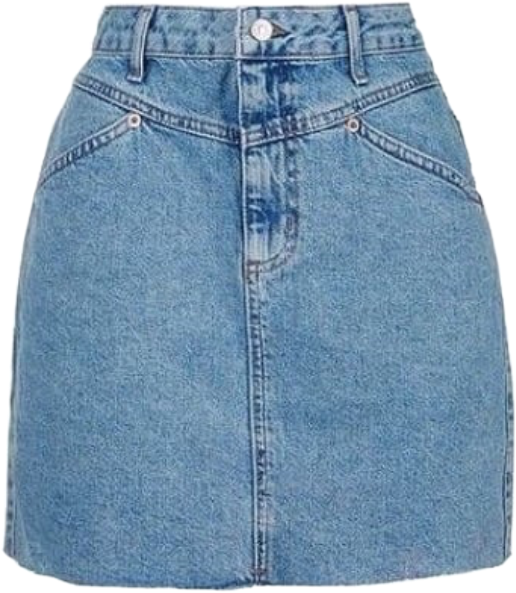 jeanskirt jean jeans skirt sticker by @sagittarius05