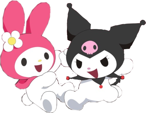 cutesy cute kuromi mymelody hellokitty sticker by @morphed