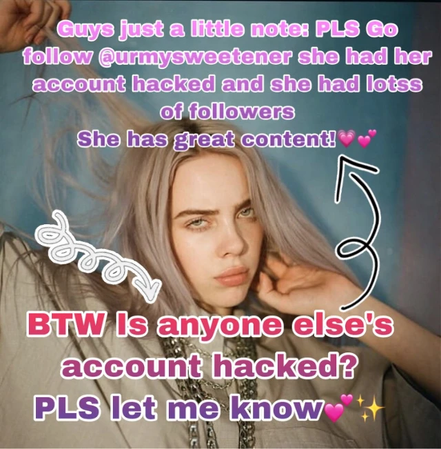 Billie eilish hacked