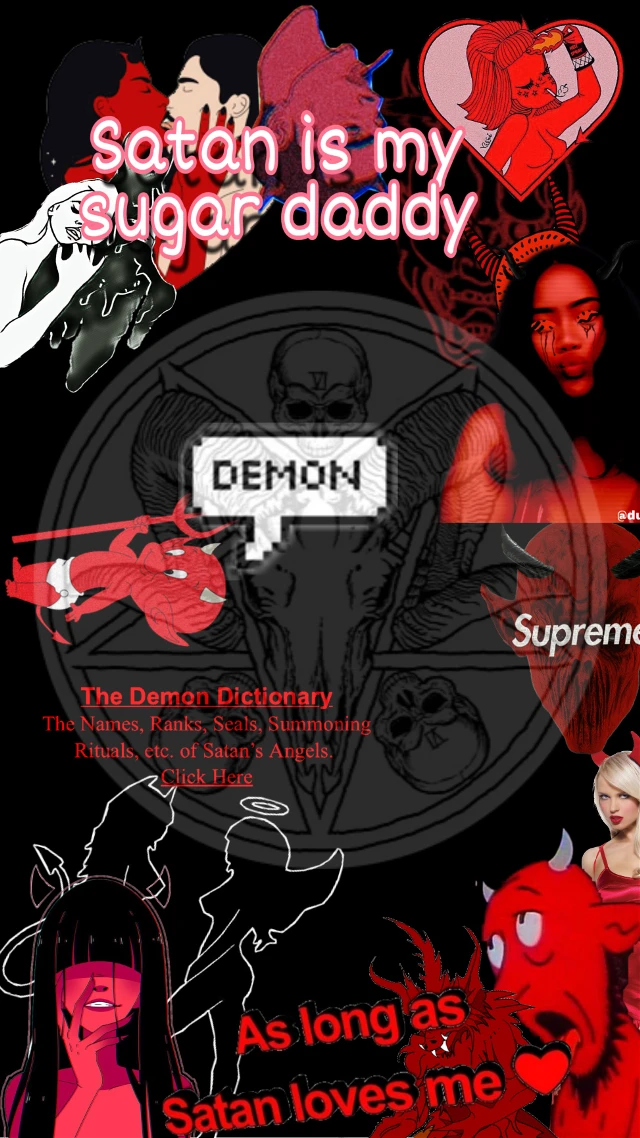 Freetoedit Wallpaper Demon Satan Image By Shrek God