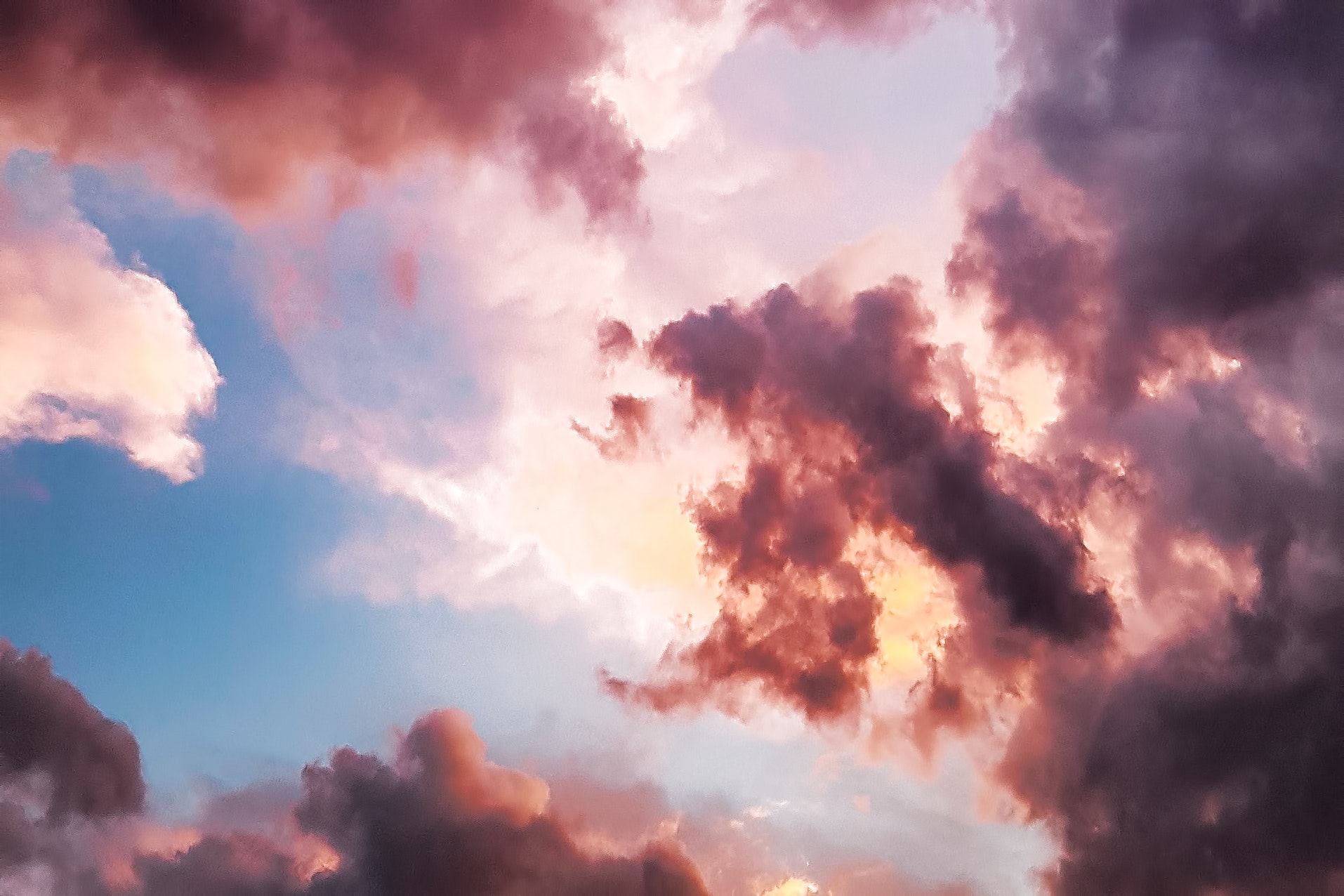 clouds cloud sky aesthetic background image by @puffyclouds