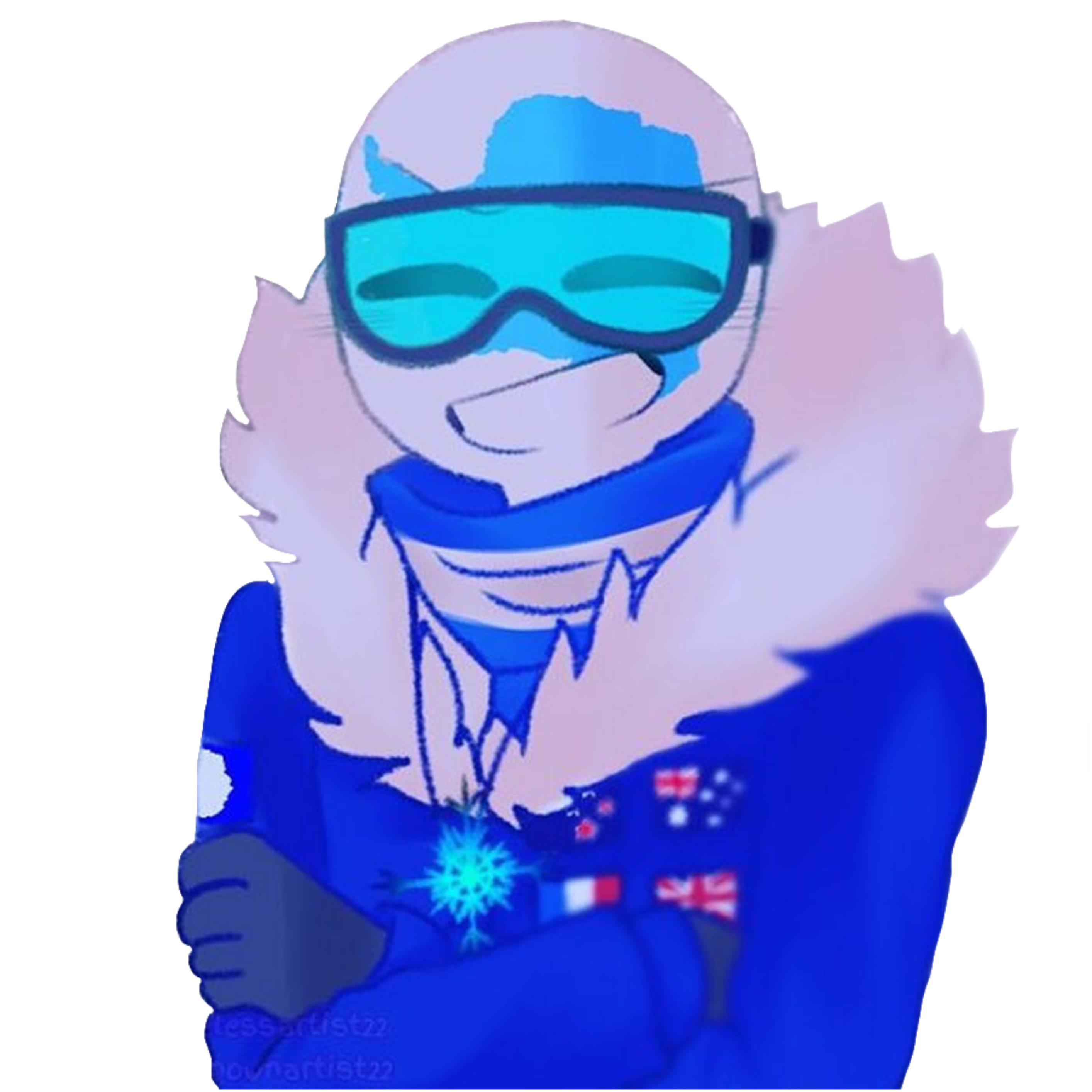 Antarctica countryhumans