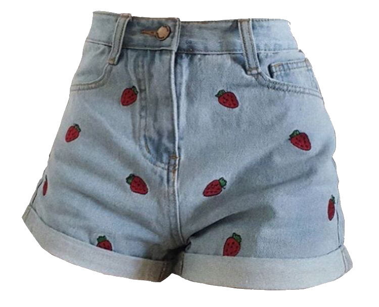 shorts strawberryshorts strawberry cute sticker by @twimmy