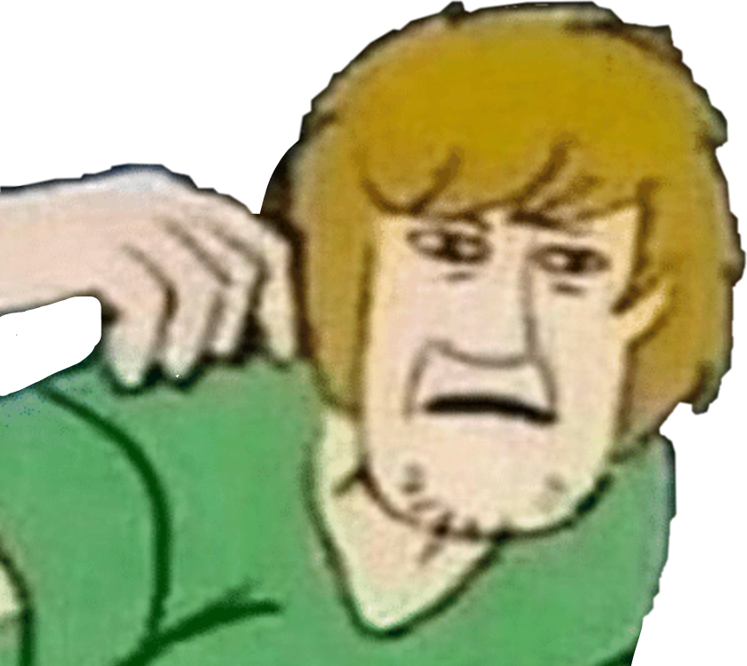 shaggy meme shaggymemeface sticker by valeriephotos