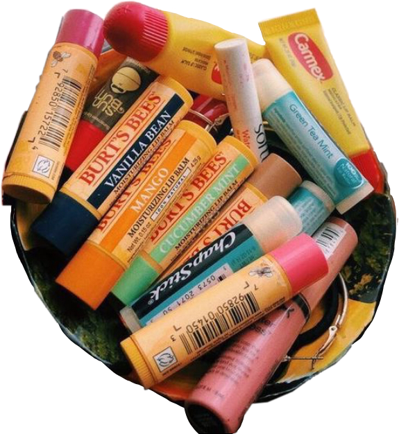 vsco chapstick lips lipgloss sticker by pixiepopgirl