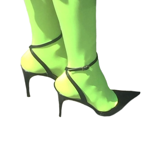 green neon shoes shoe cute freetoedit sticker by @slultluv