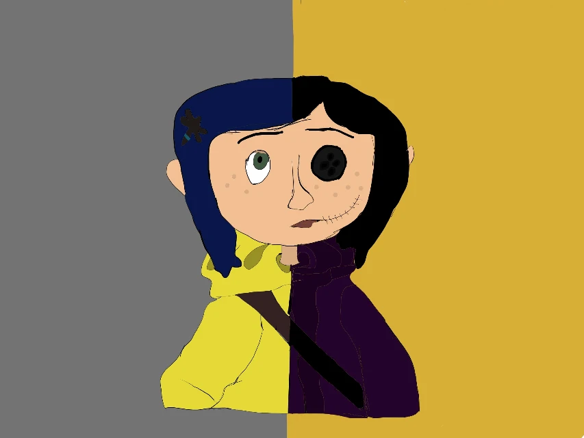 This Amazing Drawing From Coraline Of Coraline Has Been