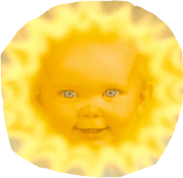 teletubbies sun transparent