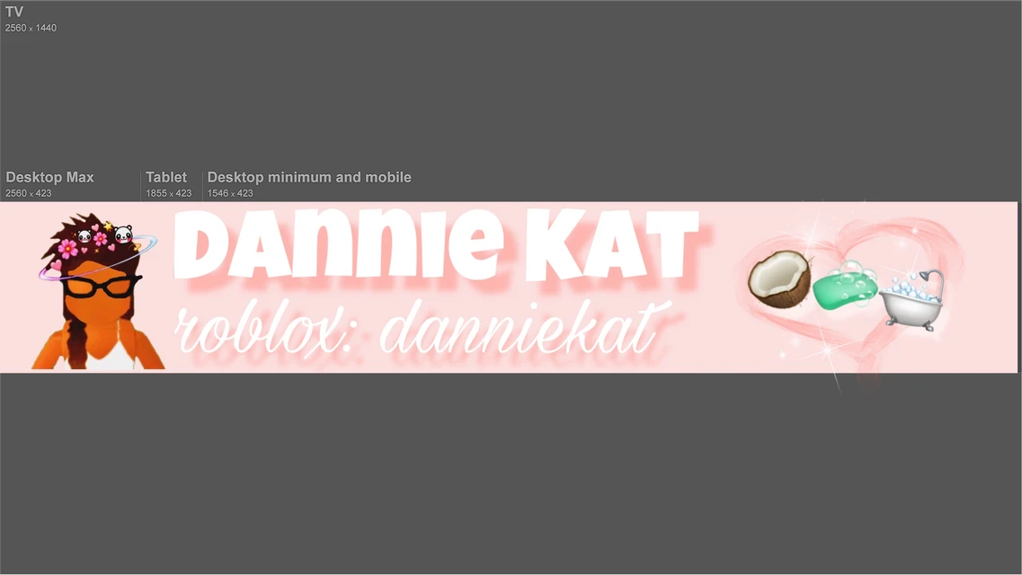 Ytbanner Danniekat Gfxartist Gfx Image By Dannie - banner de roblox 2560x1440