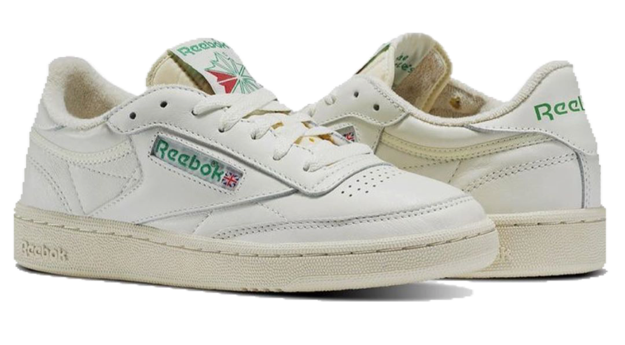 shoes fashion clothes reebok white sticker by @naydachanelle