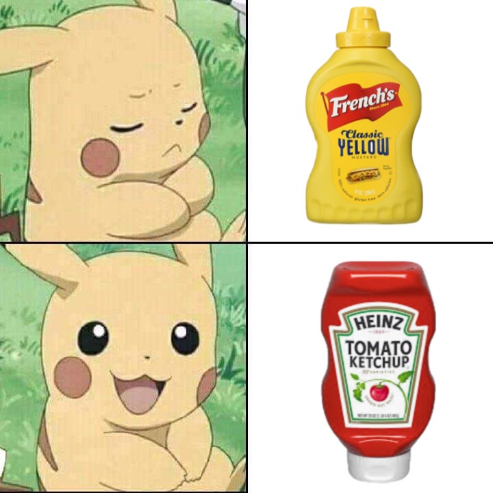 This visual is about freetoedit pikachu ketchup mustard #freetoedit #pikach...