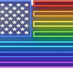 america rainbowamericanflag americanflag rainbow pride