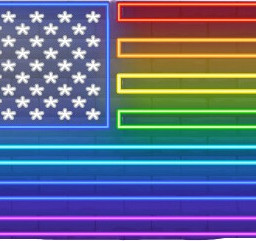 america rainbowamericanflag americanflag rainbow pride