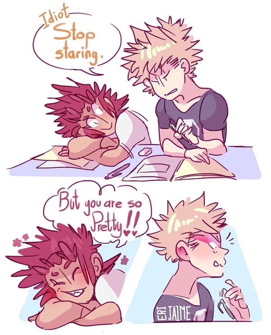 kiribaku #kiribaku comic image by @unaiichan