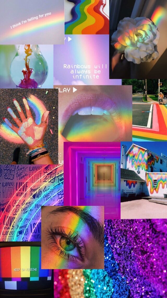  Rainbow  Moodboard rainbow  moodboard aesthetic  collage  f 