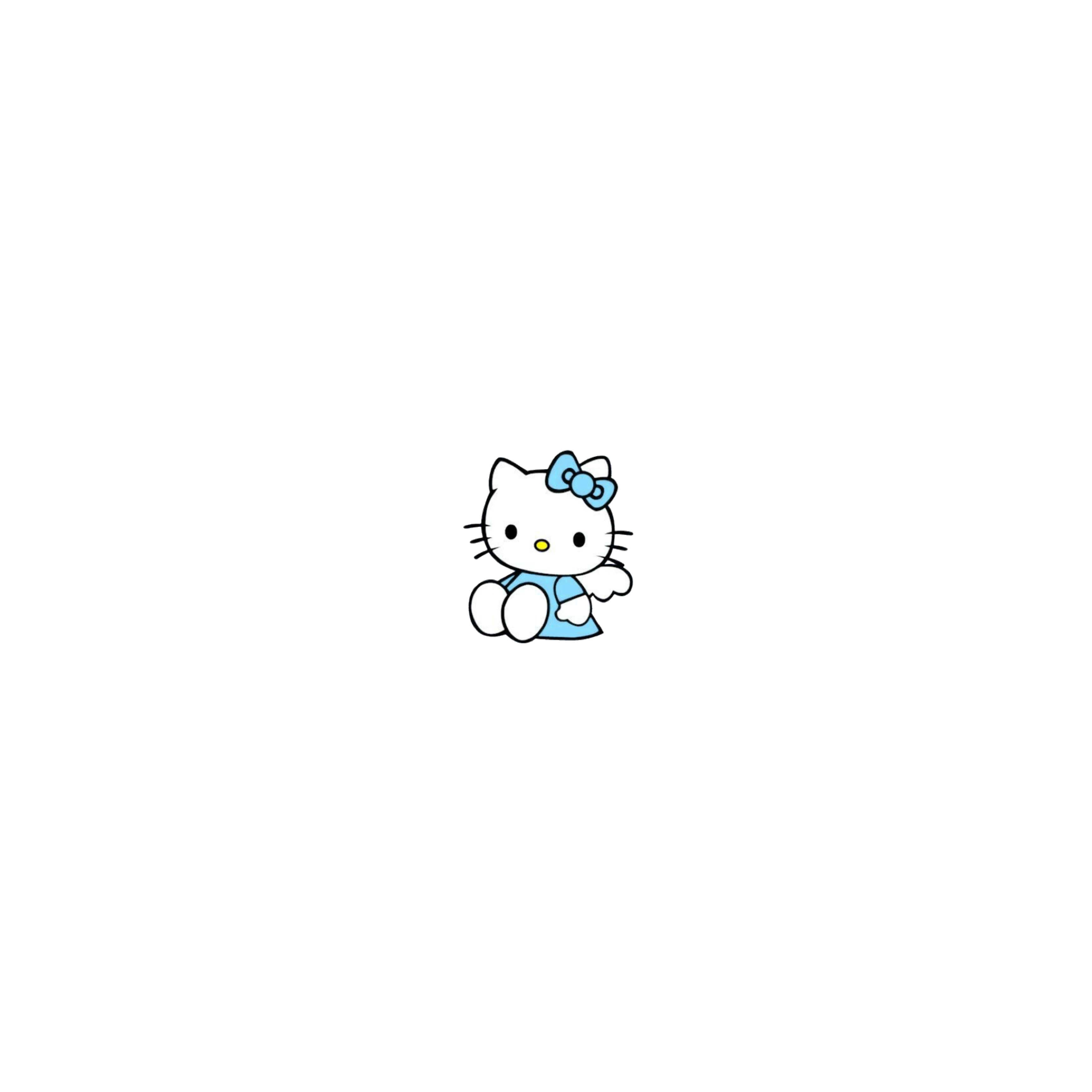 ds hellokitty sanrio blue goth sticker by @koold0ll