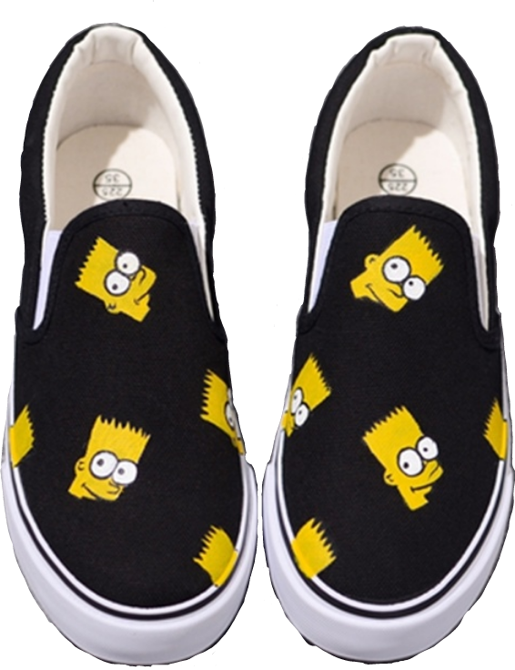 vans slip on simpsons