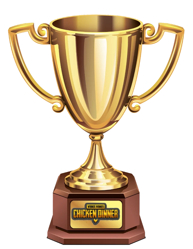 I’m an PUBG player 🤪🤪 #trophy #winner #winnerwinnerchickendinner